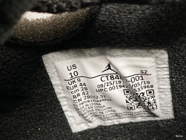 Bmlin x Black 5 Jordan Off-White CT8480-001 Air 0823